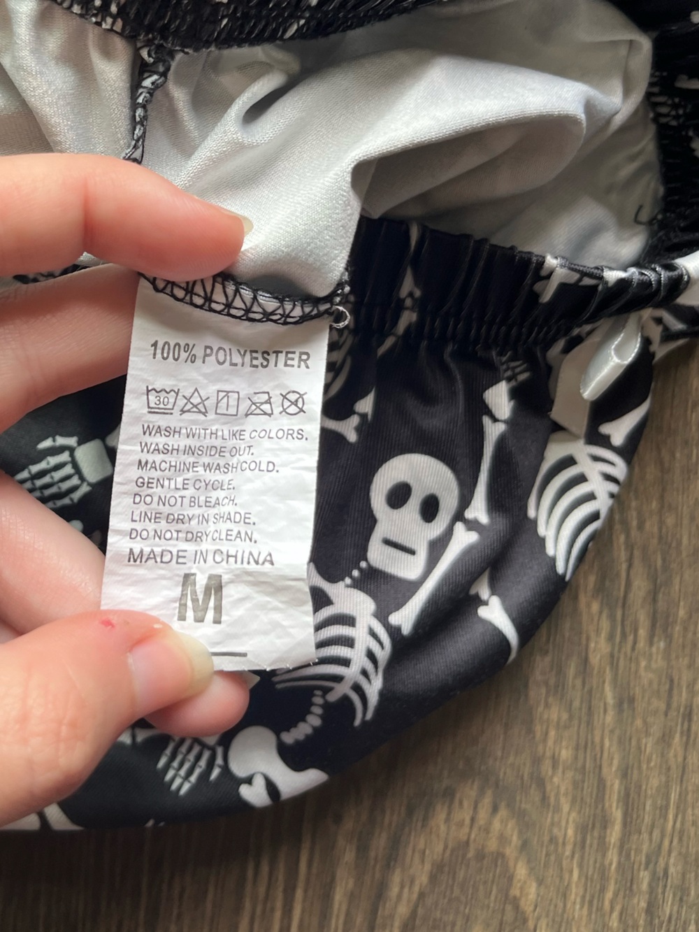 Skeleton Print Pajama Set - Picture 8 of 11